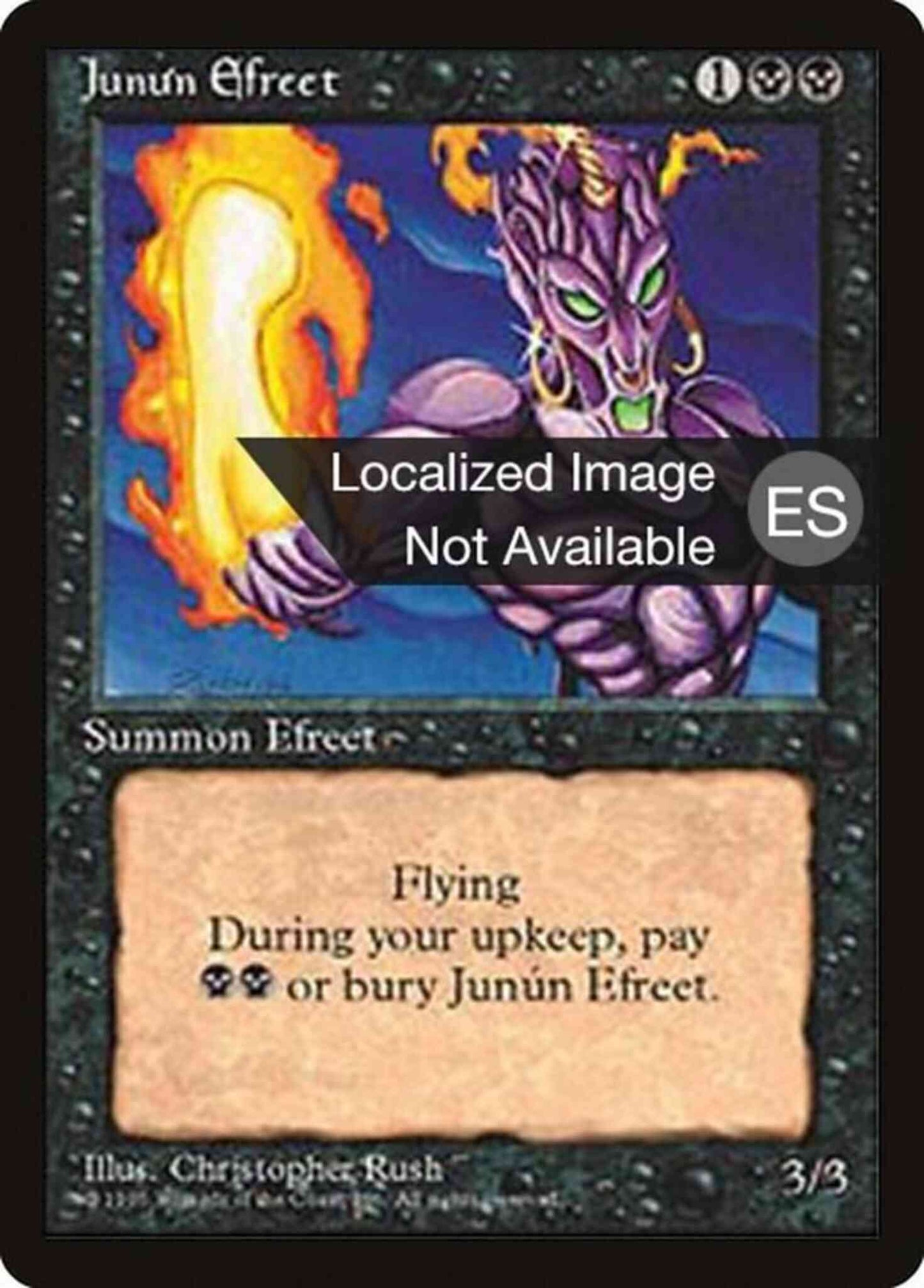 Junún Efreet - Korean [143] [Fourth Edition Black Border: Korean] [Non-Foil]