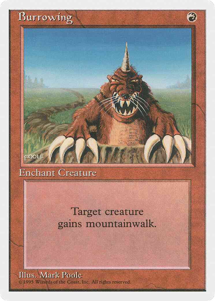 Burrowing [180] [Fourth Edition] [Non-Foil]