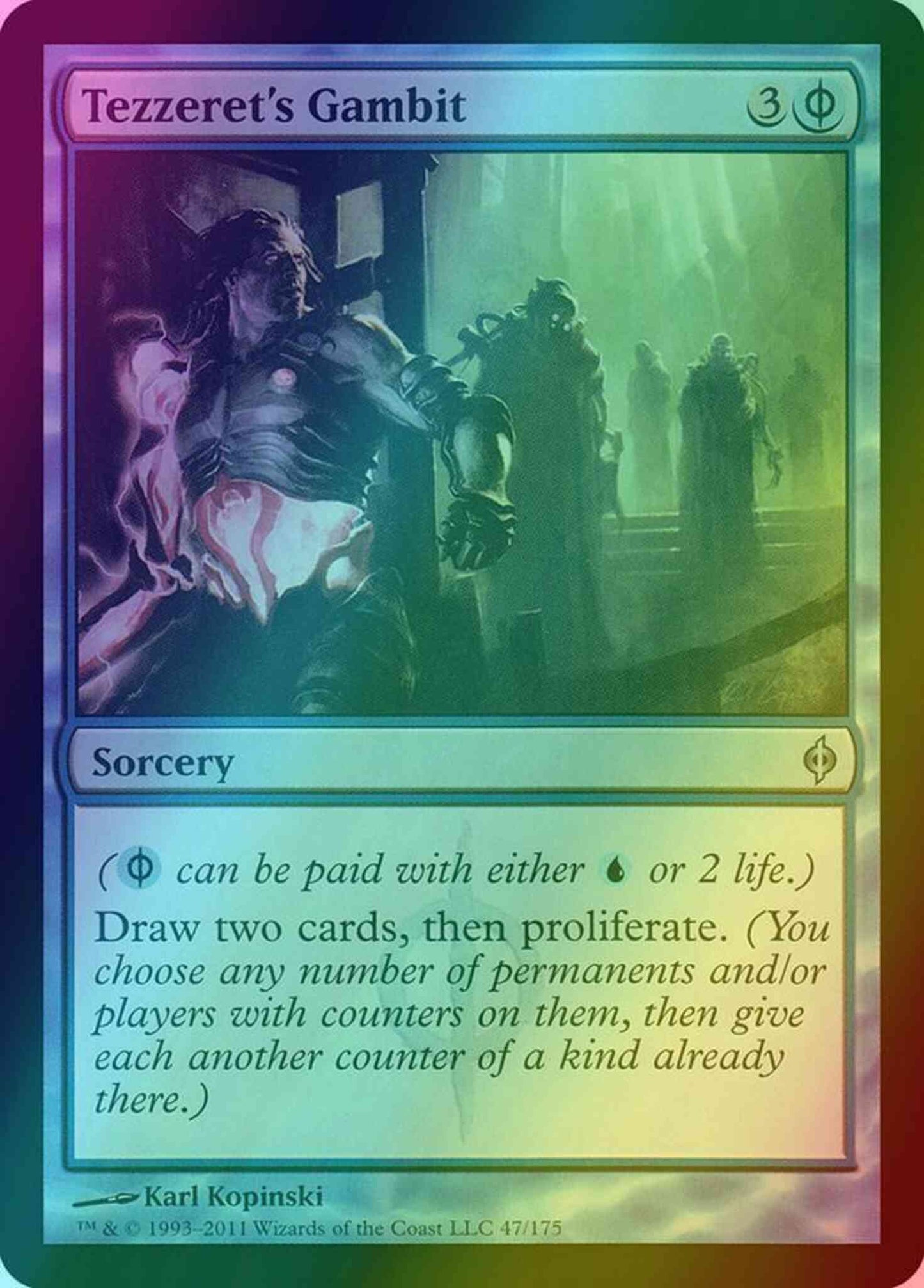 Tezzeret's Gambit [47] [New Phyrexia] [Foil]