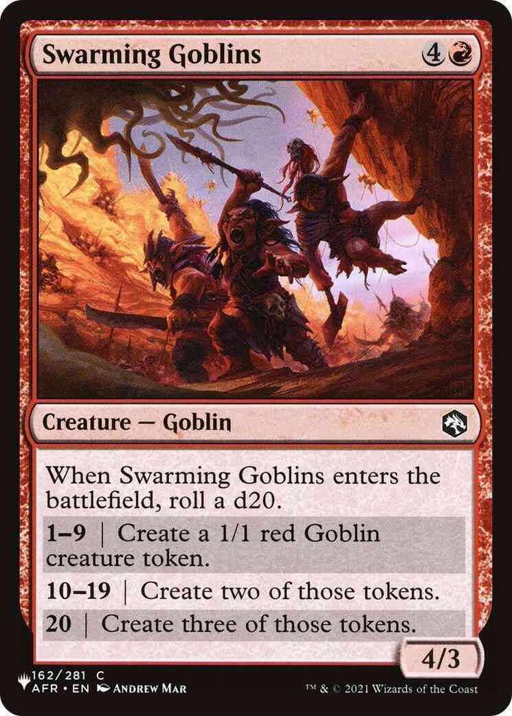Swarming Goblins [AFR-162] [The List] [Non-Foil]