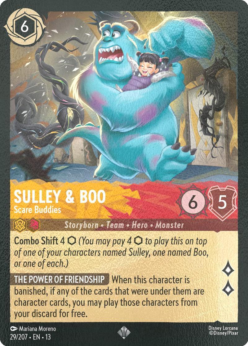 Sulley & Boo - Scare Buddies - 29/204 [Attack of the Vine!] [Cold Foil]