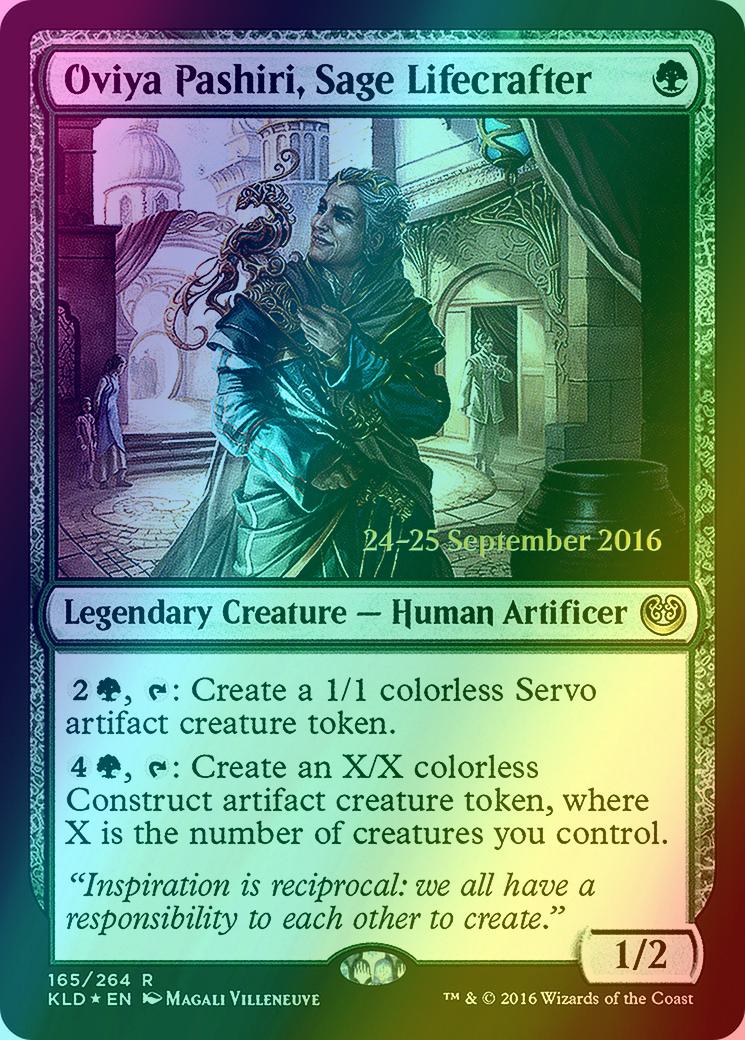 Oviya Pashiri, Sage Lifecrafter [165s] [Kaladesh Promos] [Foil]
