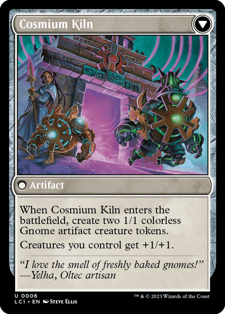 Clay-Fired Bricks // Cosmium Kiln [6] [The Lost Caverns of Ixalan] [Non-Foil]