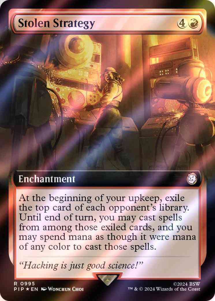 Stolen Strategy [995] [Extended Art] [Fallout] [Surge Foil]