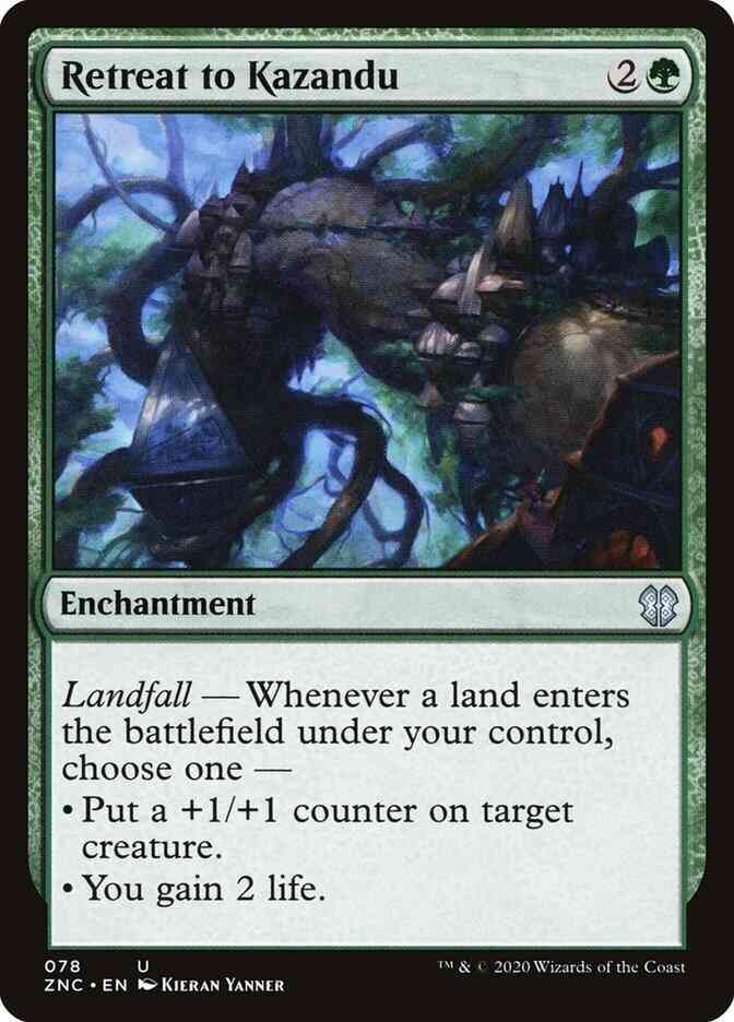 Retreat to Kazandu [78] [Zendikar Rising Commander] [Non-Foil]