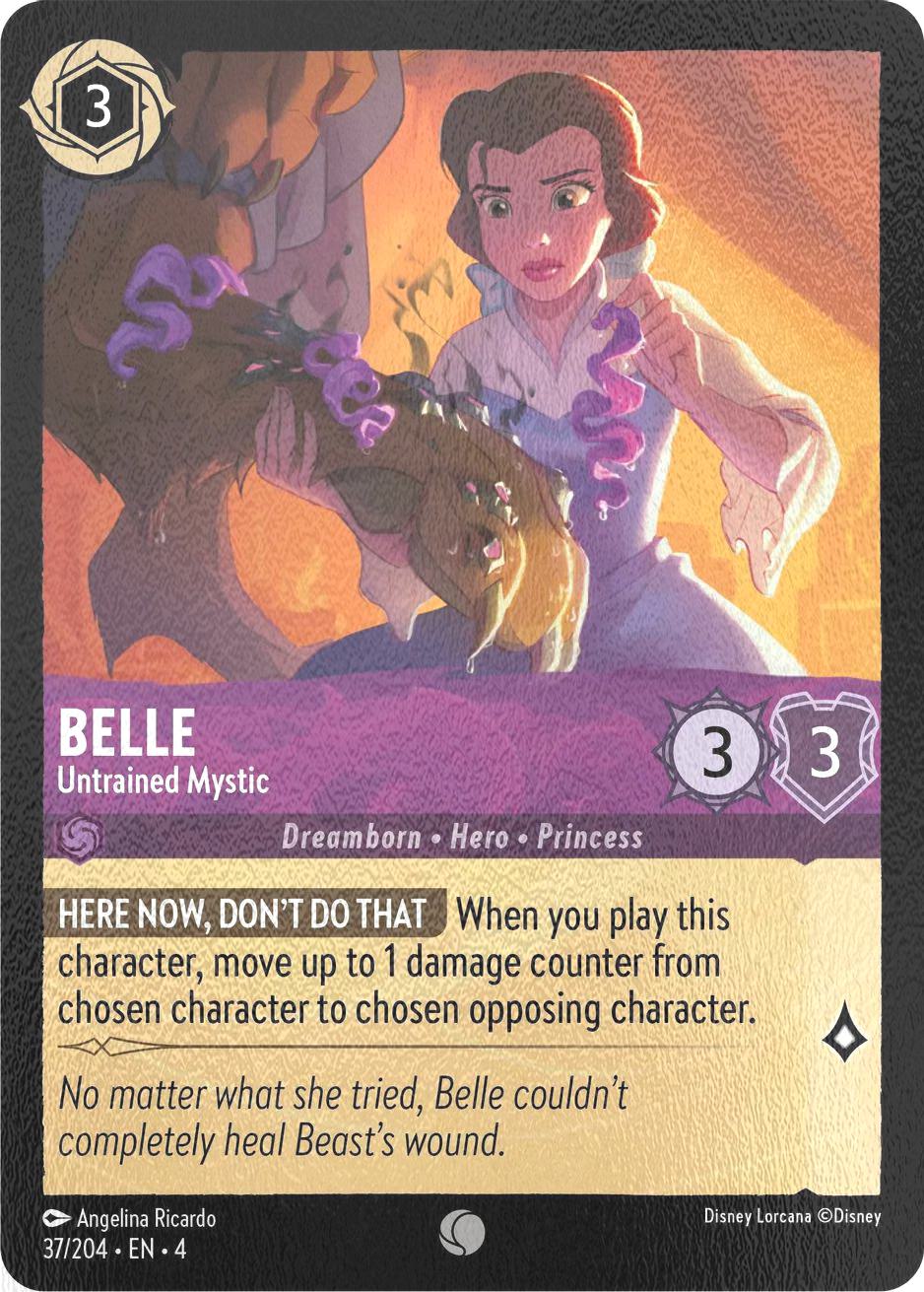 Belle - Untrained Mystic - 37/204 [Ursula's Return] [Cold Foil]