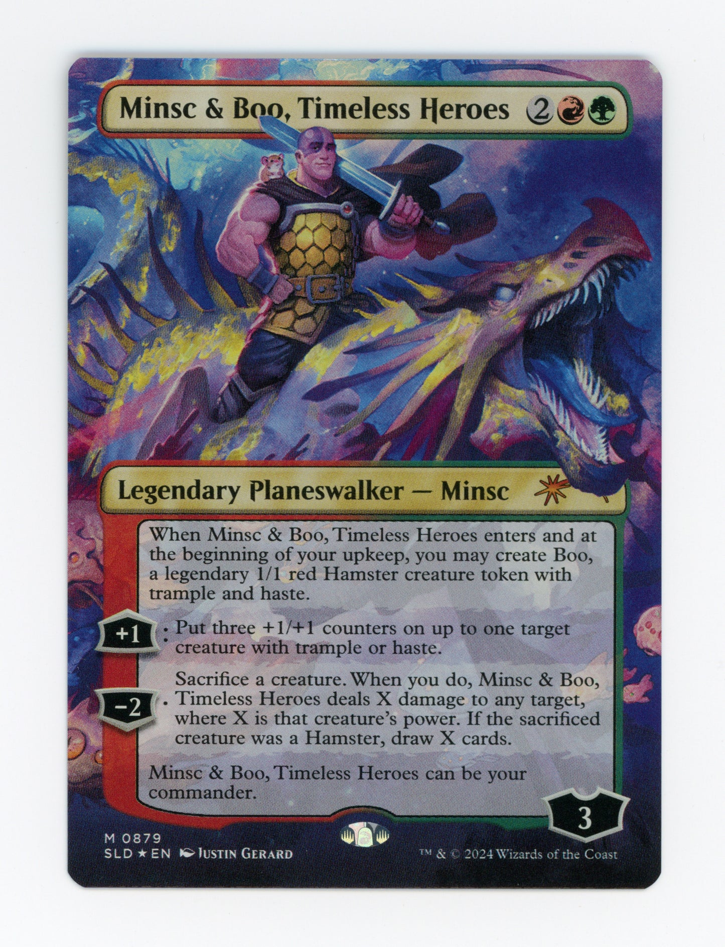 Minsc & Boo, Timeless Heroes — Borderless|Foil — ID 18029
