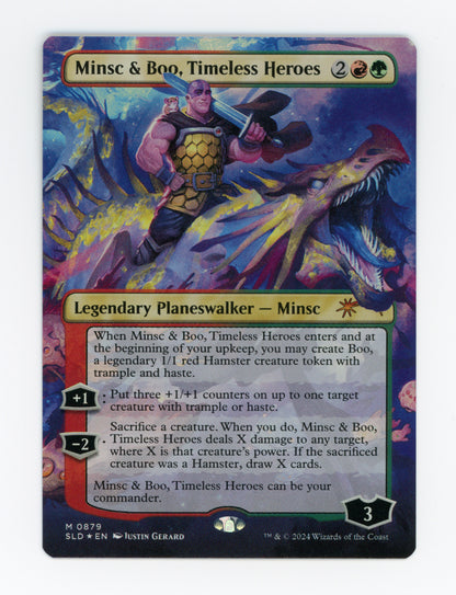 Minsc & Boo, Timeless Heroes — Borderless|Foil — ID 18029