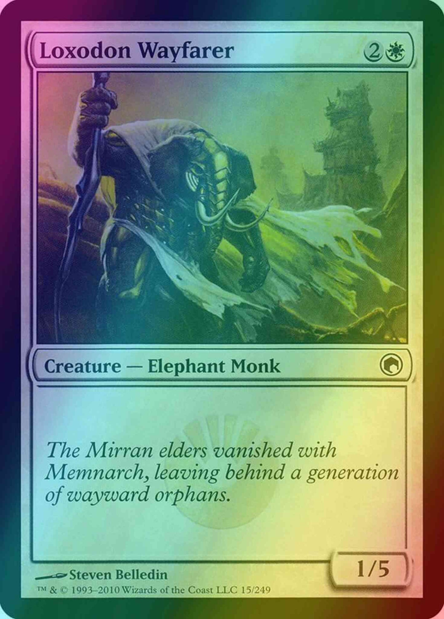 Loxodon Wayfarer [15] [Scars Of Mirrodin] [Foil]