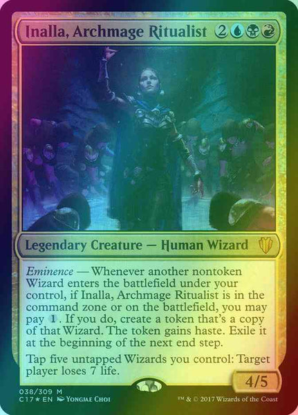 mtg inalla commander deck Ultra PRO: Box - PRO 100+ (Commander 2017 and Arcane Wizardry Inalla Archmage Ritualist Commander EDH