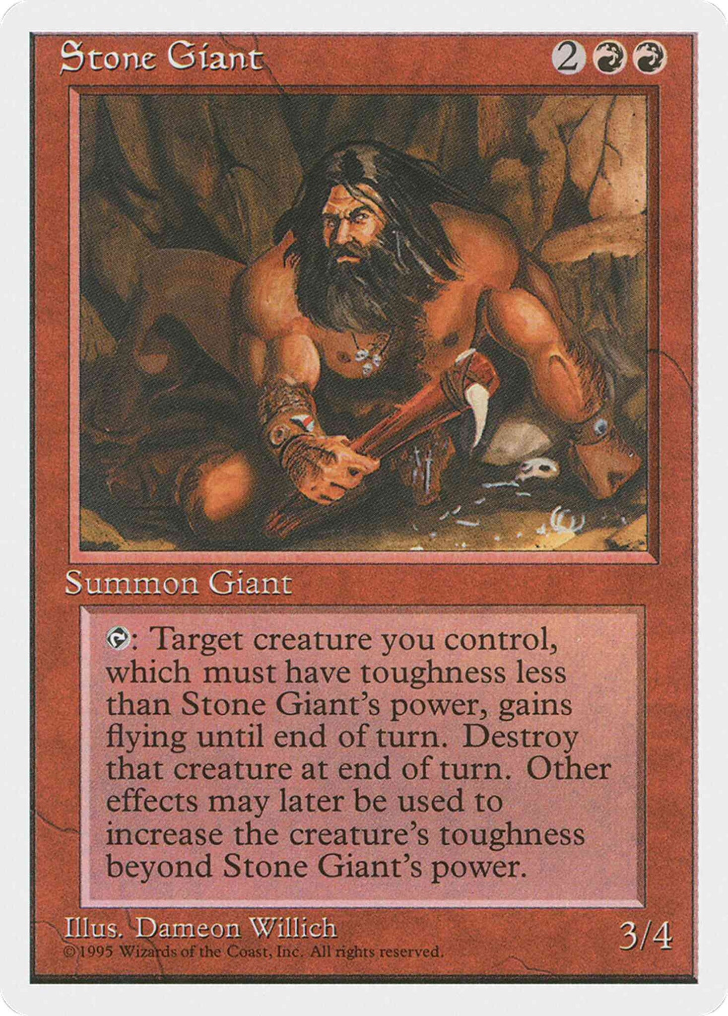 Stone Giant [223] [Alternate Fourth Edition] [Non-Foil]