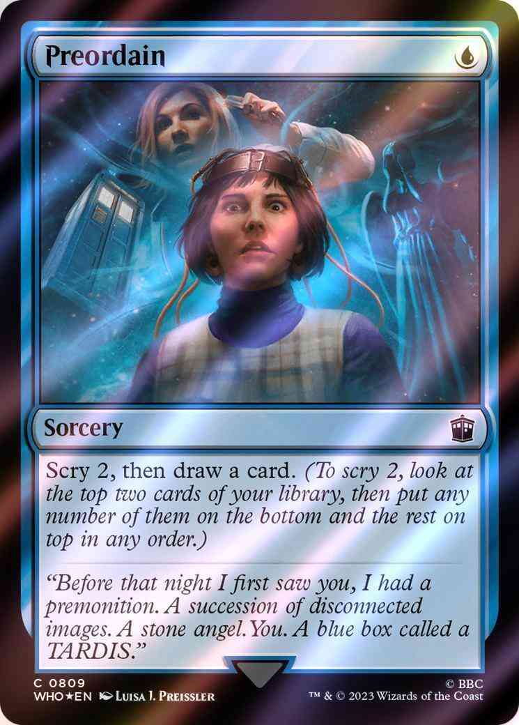 Preordain [809] [Universes Beyond: Doctor Who] [Surge Foil]