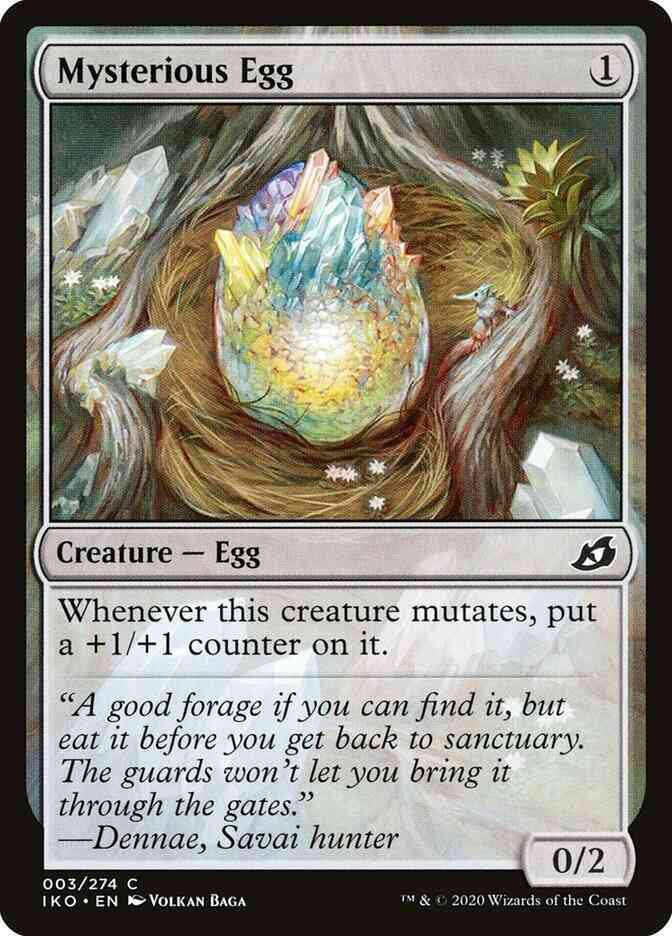 Mysterious Egg [3] [Ikoria: Lair of Behemoths] [Non-Foil]