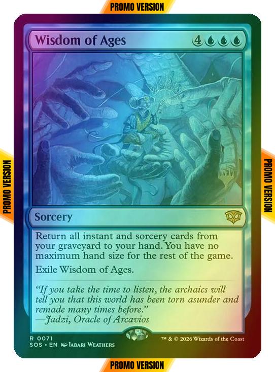 Wisdom of Ages [71p] [Promo Pack] [Secrets of Strixhaven Promos] [Foil]
