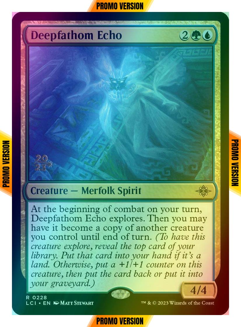 Deepfathom Echo [228s] [Prerelease] [The Lost Caverns of Ixalan: Promos] [Foil]