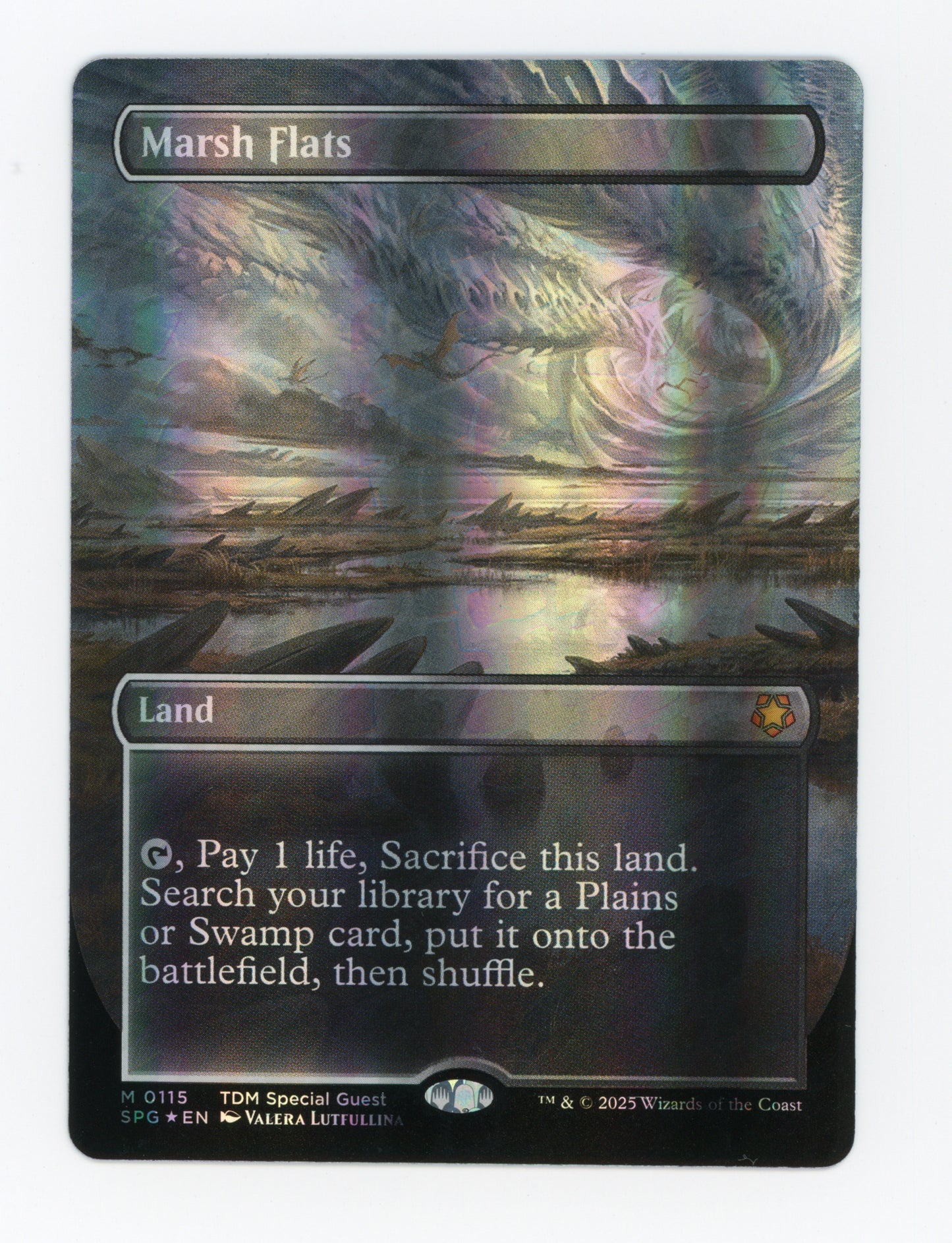 Marsh Flats — Borderless|Dragonscale Foil — ID 17781