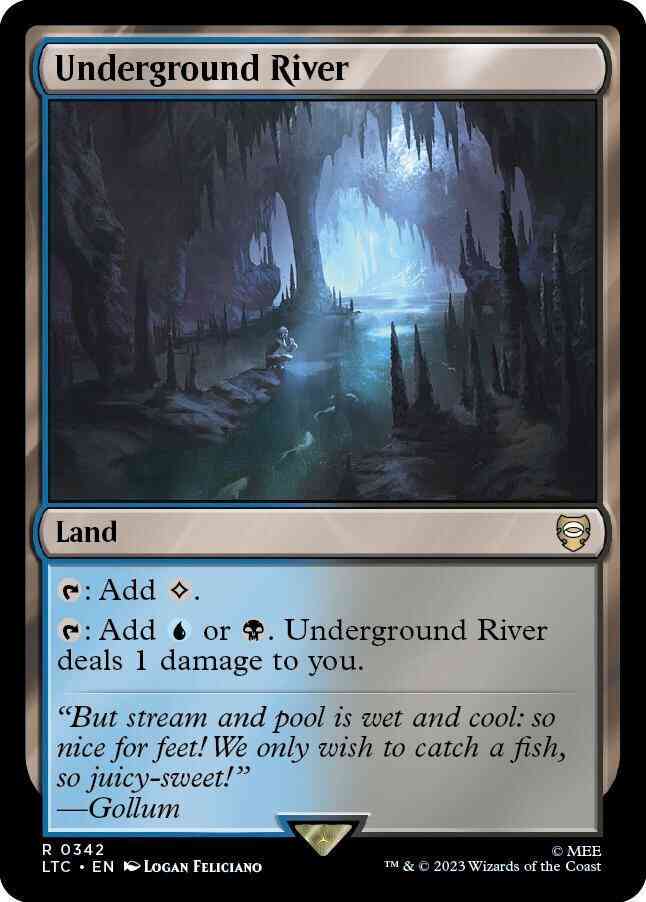 Underground River [342] [The Lord of the Rings: Tales of Middle-earth: Commander] [Non-Foil]