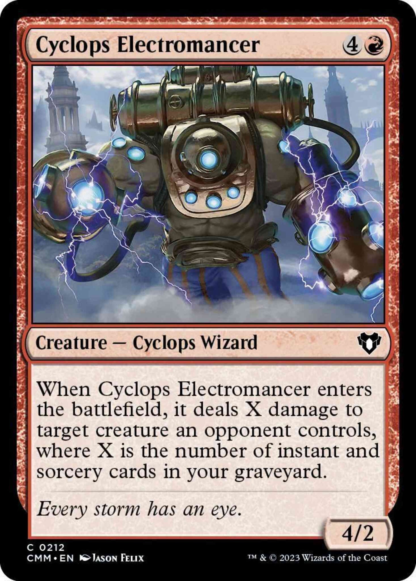 Cyclops Electromancer [212] [Commander Masters] [Non-Foil]