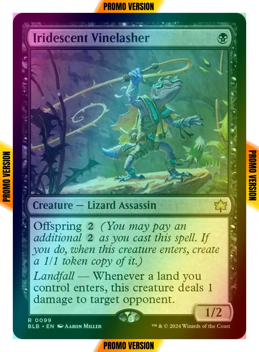 Iridescent Vinelasher [99p] [Promo Pack] [Bloomburrow: Promos] [Foil]