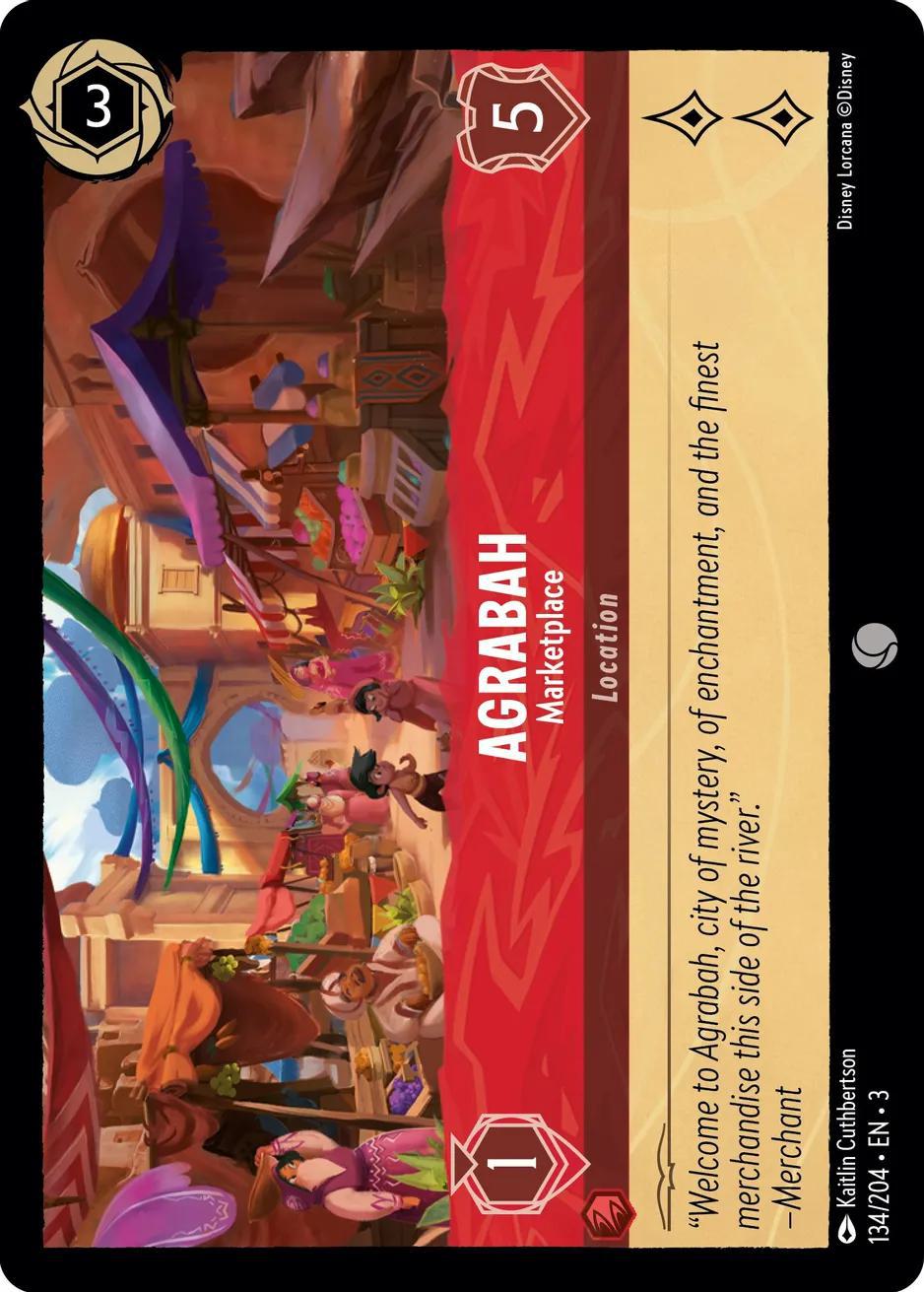 Agrabah - Marketplace - 134/204 [Into the Inklands] [Non-Foil]