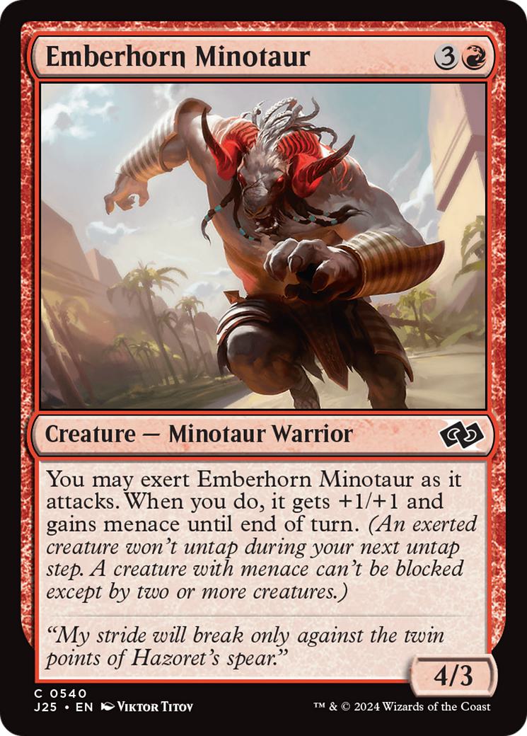 Emberhorn Minotaur [540] [Foundations: Jumpstart] [Non-Foil]