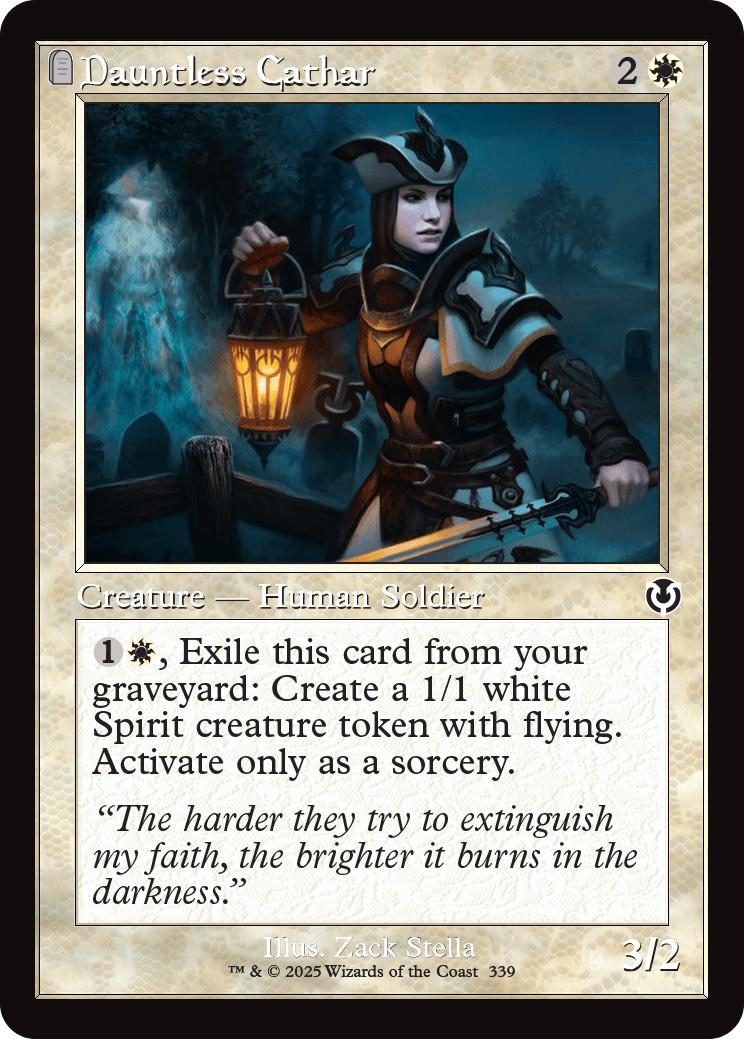 Dauntless Cathar [339] [Retro Frame] [Innistrad Remastered] [Non-Foil]