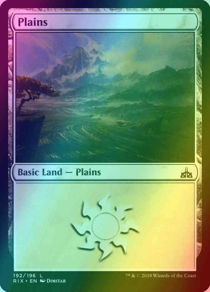 Plains [192] [Rivals of Ixalan] [Foil]