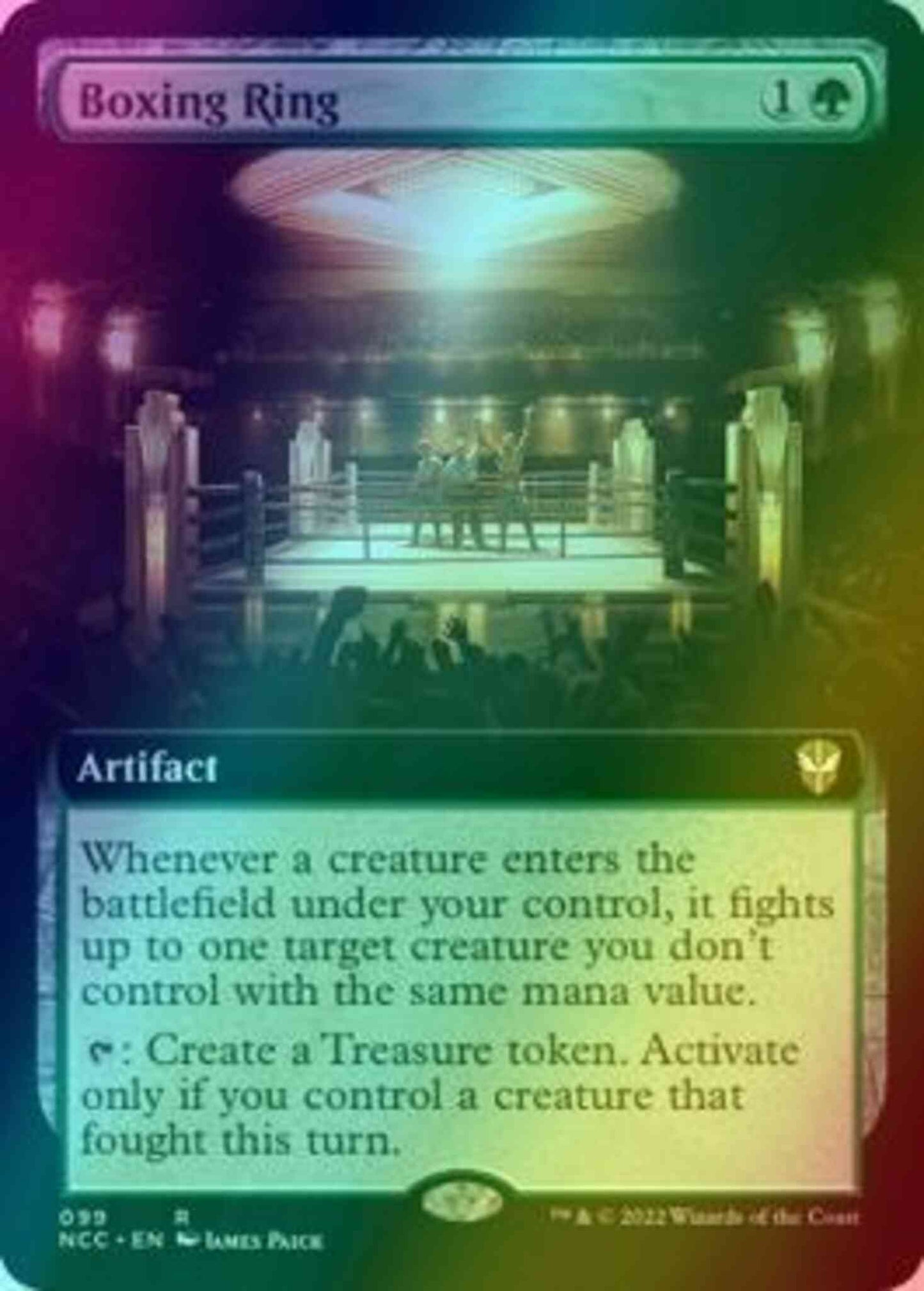 Boxing Ring [99] [Extended Art] [Streets of New Capenna: Commander] [Foil]