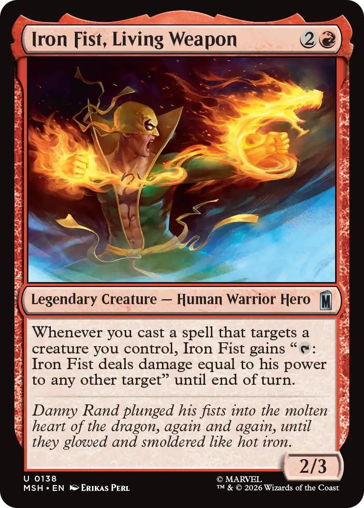 Iron Fist, Living Weapon [138] [Marvel Super Heroes] [Non-Foil]