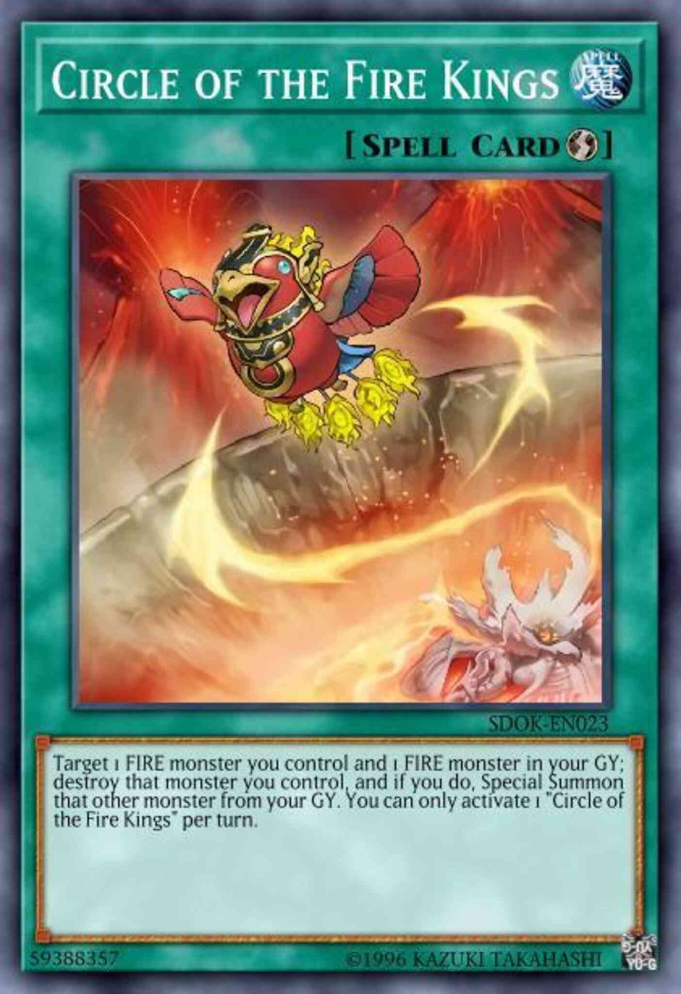 Circle of the Fire Kings - SDSB-EN028 - Common - 1st Edition