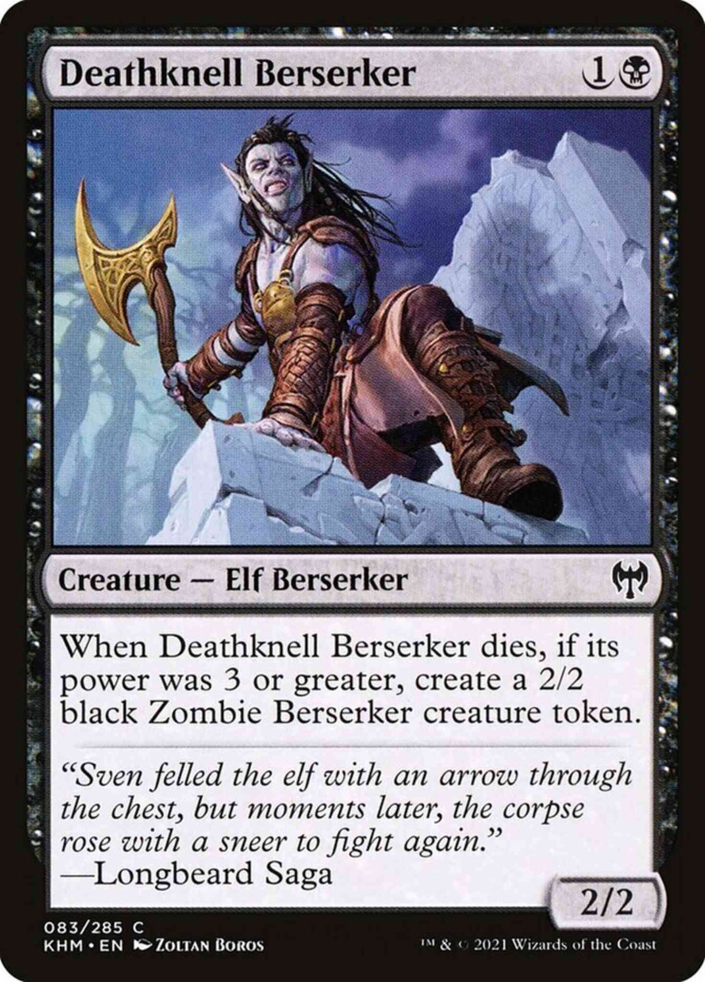 Deathknell Berserker [83] [Kaldheim] [Non-Foil]