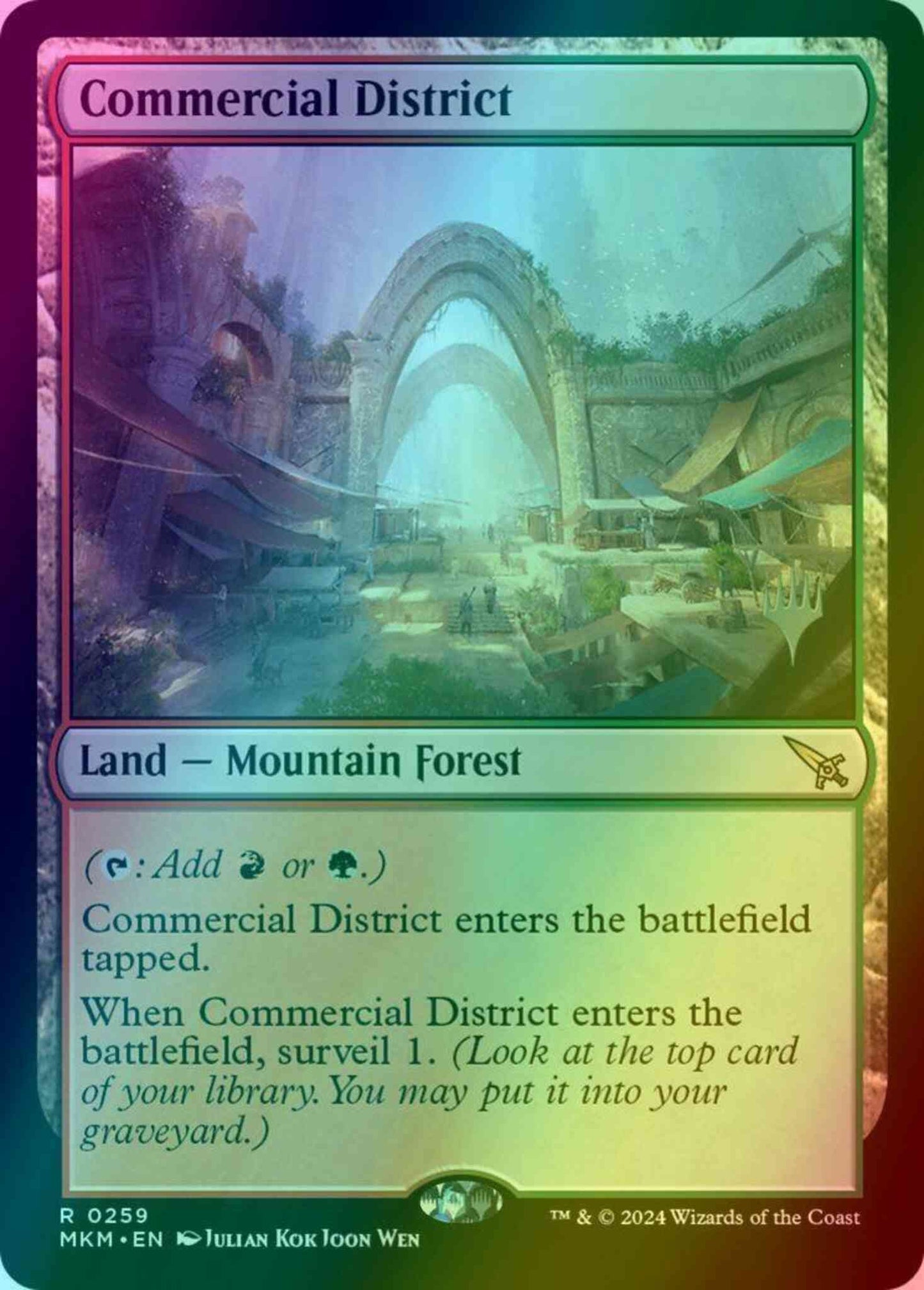 Commercial District [259p] [Promo Pack] [Murders at Karlov Manor: Promos] [Foil]