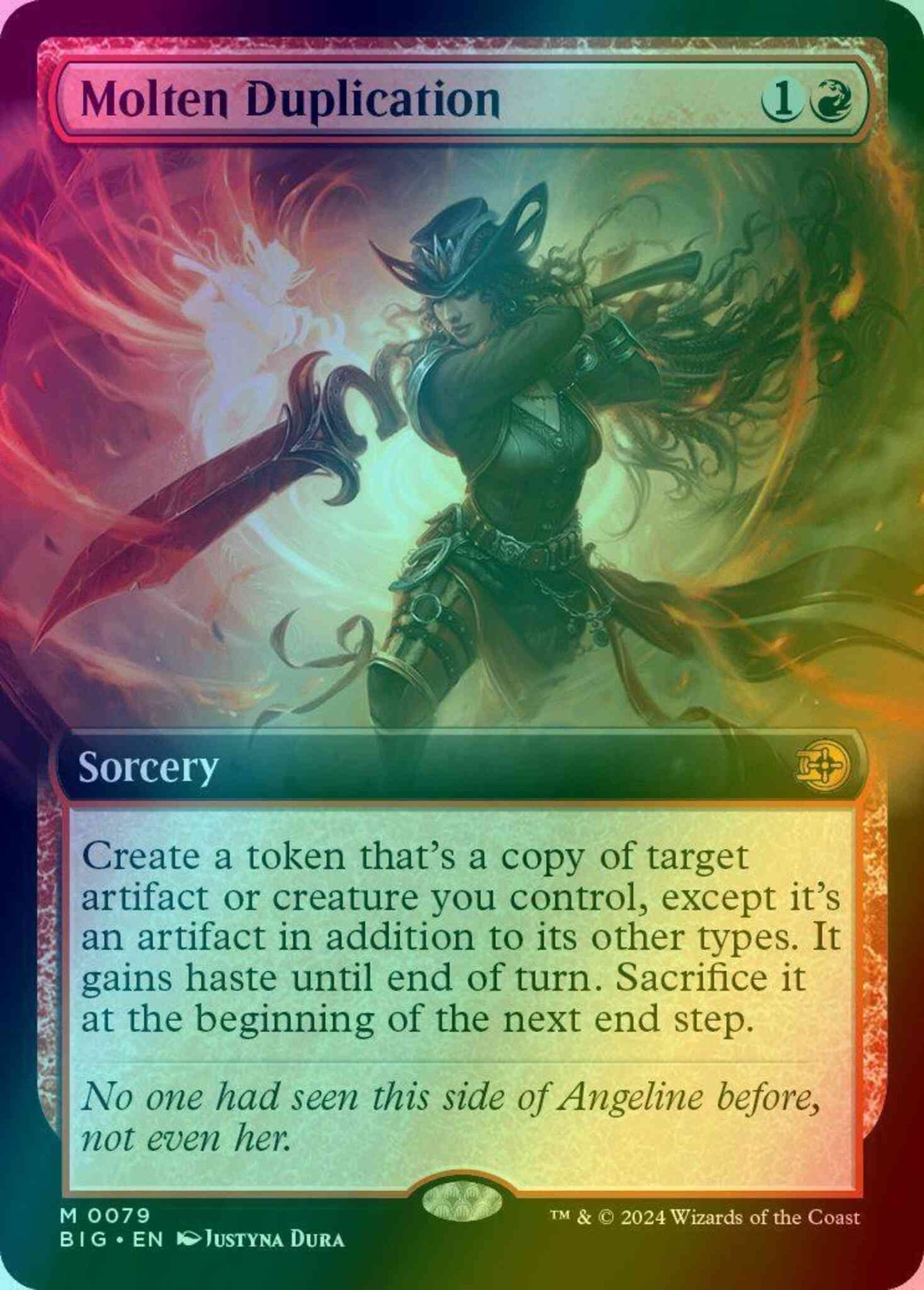 Molten Duplication [79] [Extended Art] [The Big Score] [Foil]