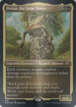 Doran, the Siege Tower [486] [Double Masters 2022] [Etched Foil]