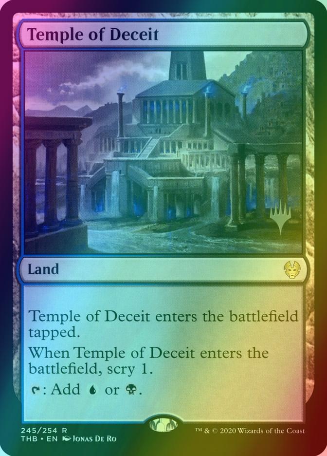 Temple of Deceit [245p] [Promo Pack] [Theros Beyond Death Promos] [Foil]
