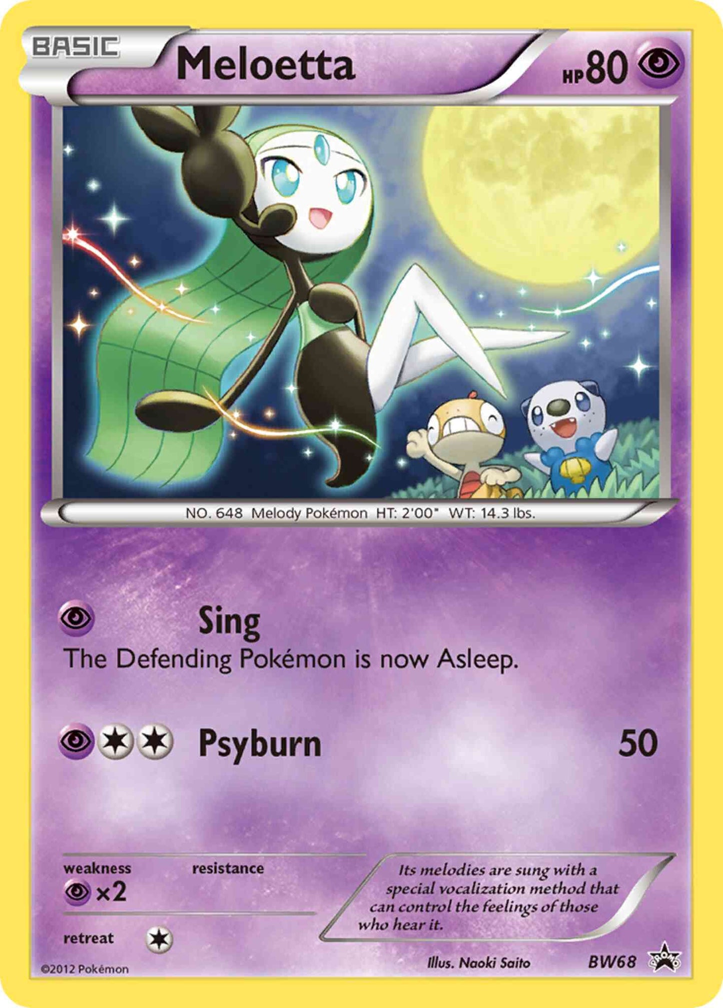 Meloetta - BW68 - Promo [bwp-BW68] [Non-Holo]