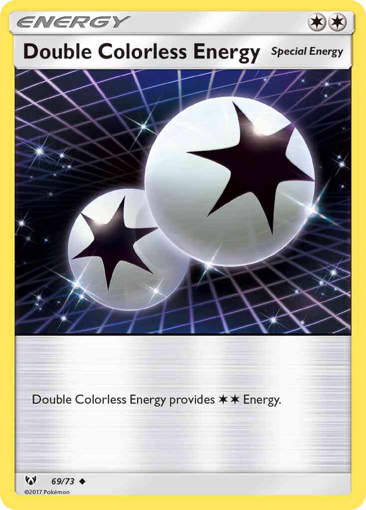 Double Colorless Energy - 69/73 - Uncommon [sm35-69] [Non-Holo]