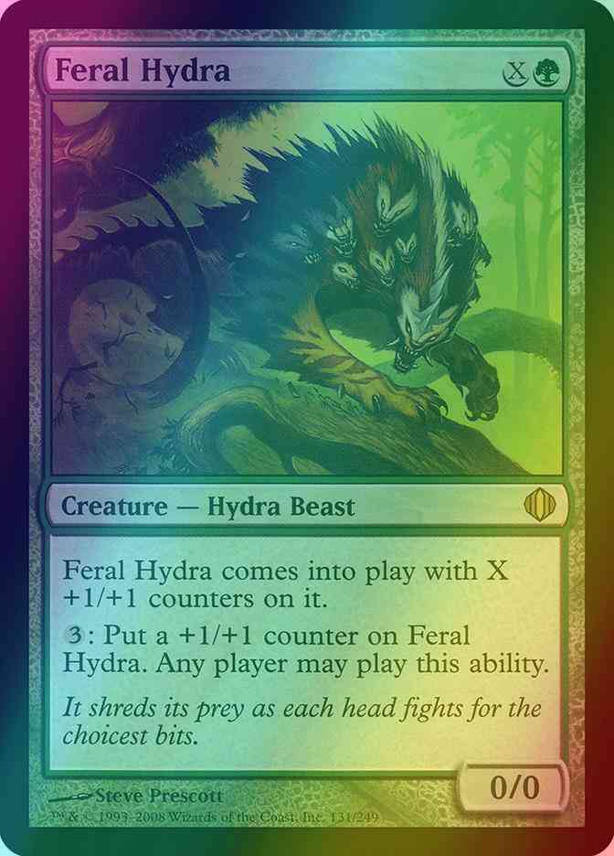 Feral Hydra [131] [Shards Of Alara] [Foil]