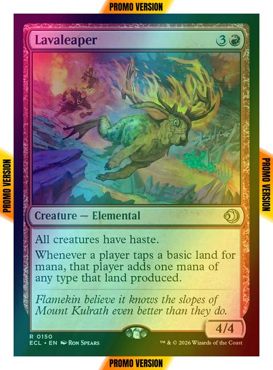 Lavaleaper [150p] [Promo Pack] [Lorwyn Eclipsed: Promos] [Foil]