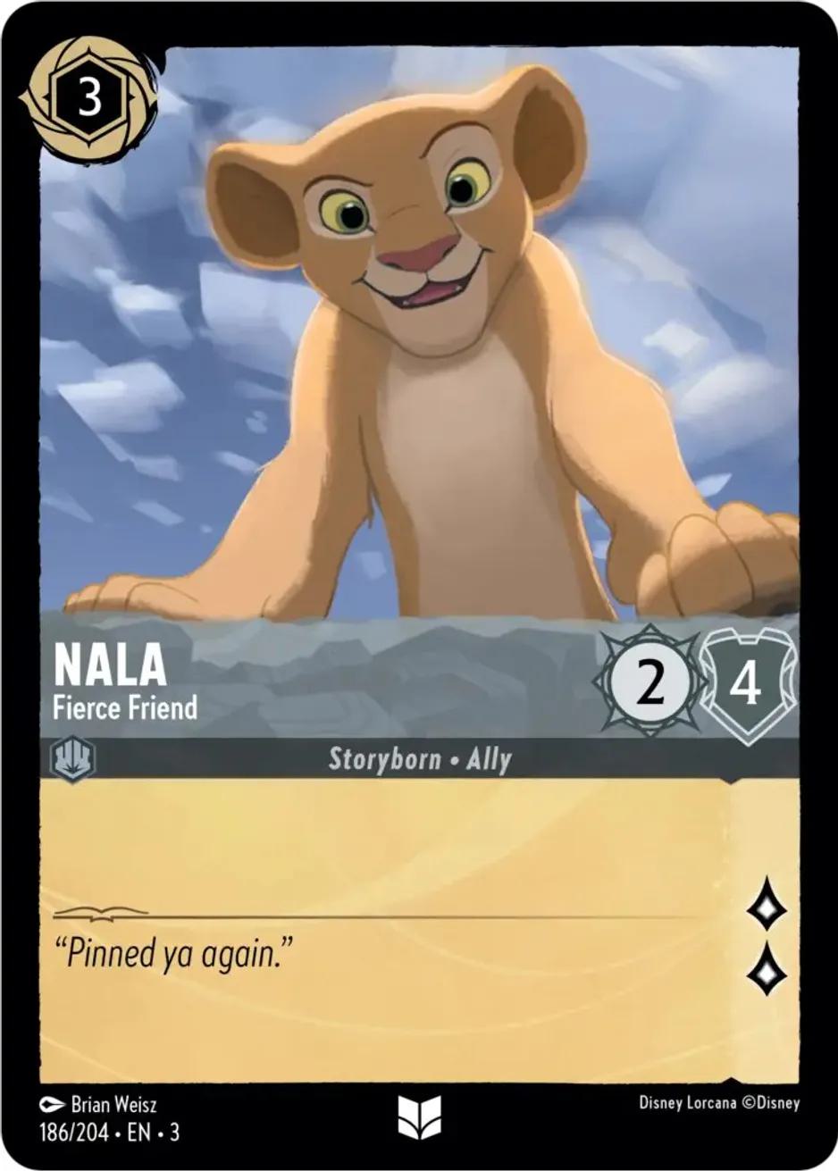 Nala - Fierce Friend - 186/204 [Into the Inklands] [Non-Foil]