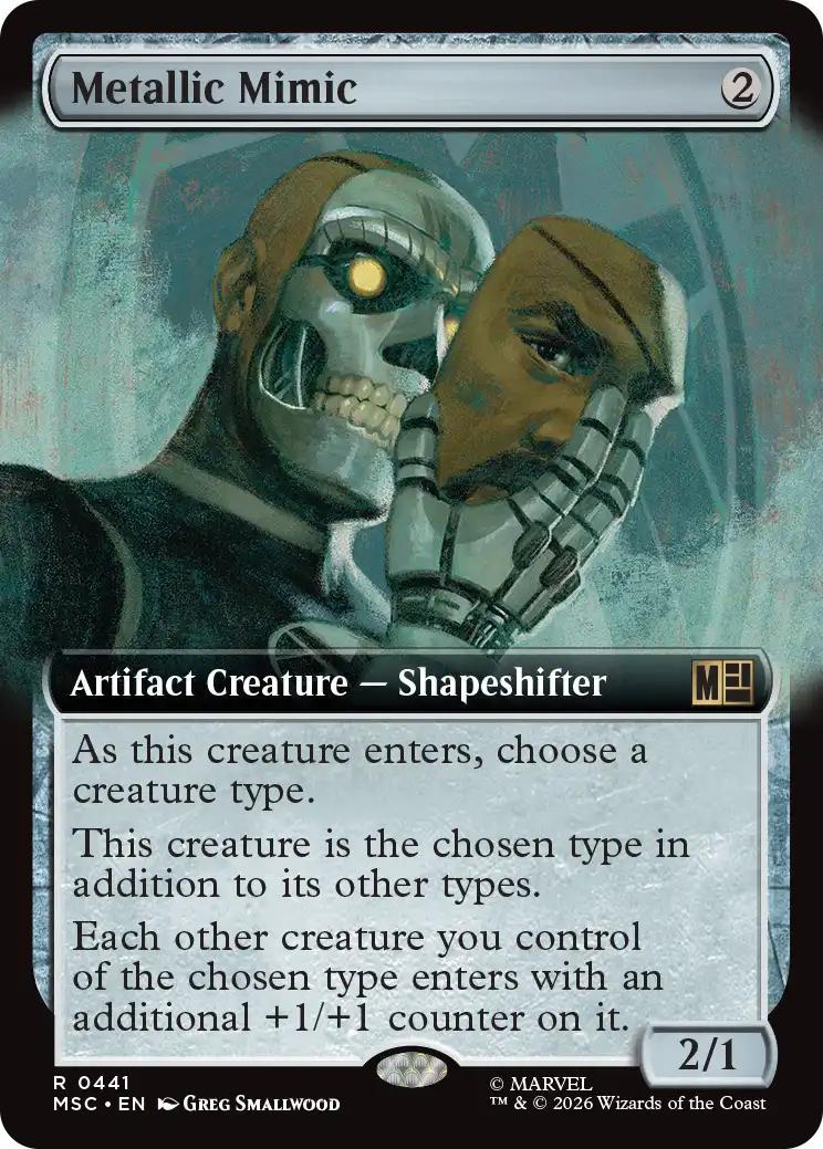 Metallic Mimic [441] [Extended Art] [Marvel Super Heroes: Commander] [Non-Foil]