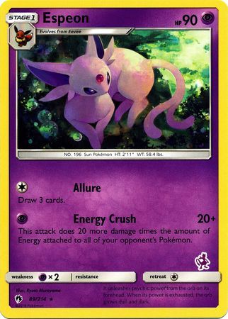 Espeon - 89/214 - Rare - Mewtwo Stamp [BA01-1] [Non-Holo]