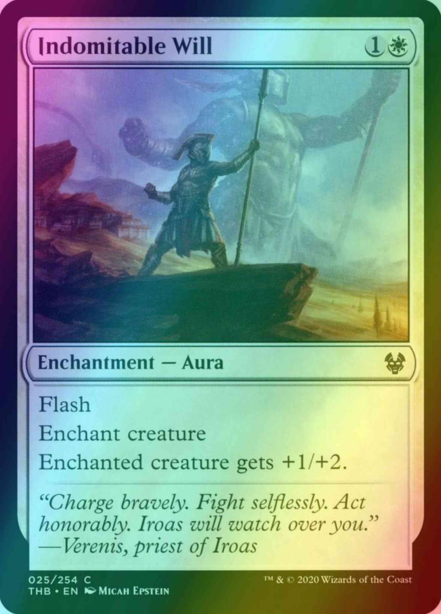 Indomitable Will [25] [Theros Beyond Death] [Foil]