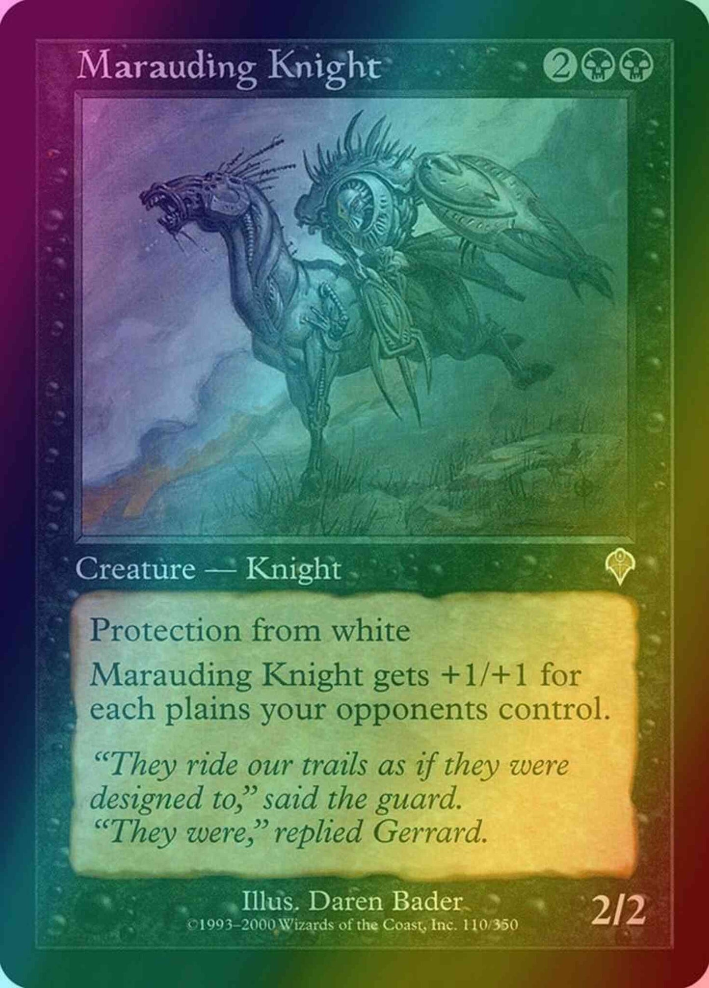 Marauding Knight [110] [Invasion] [Foil]