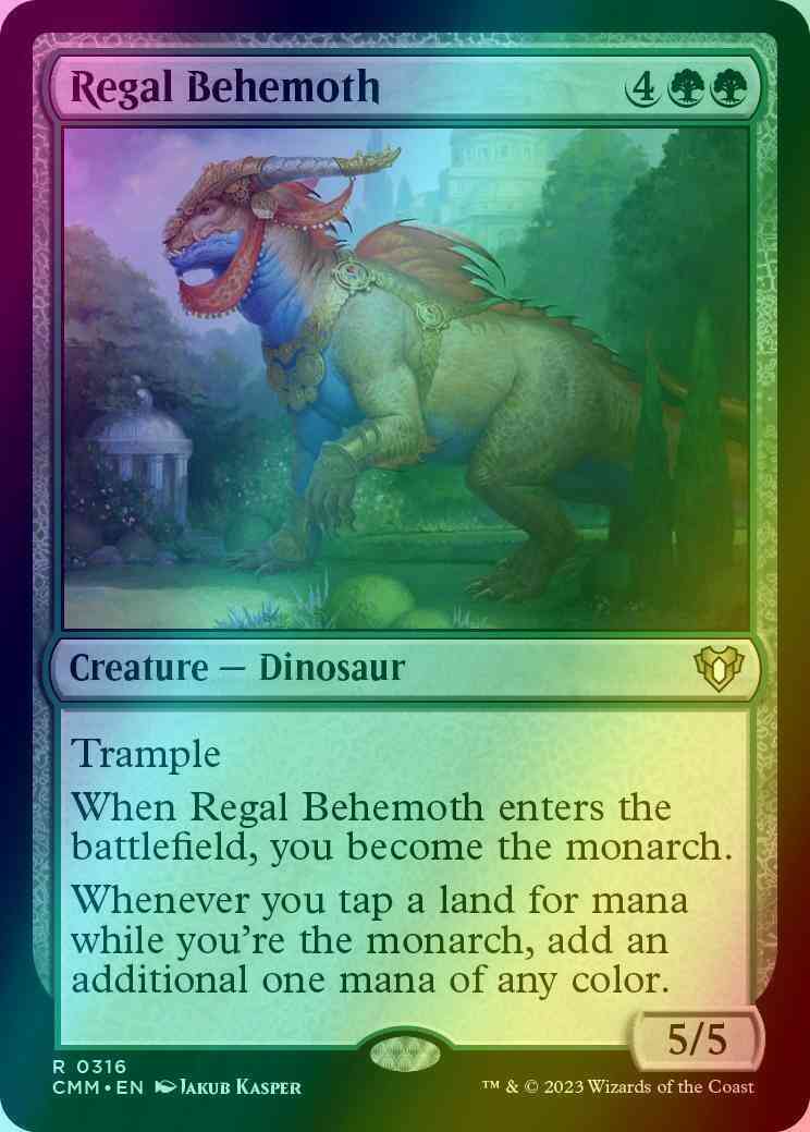 Regal Behemoth [316] [Commander Masters] [Foil]