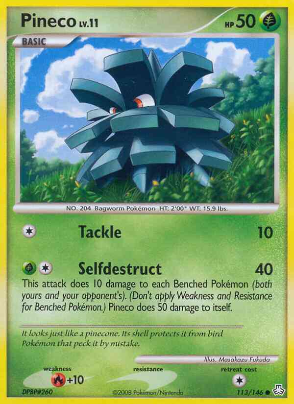 Pineco - 113/146 - Common [dp6-113] [Non-Holo]