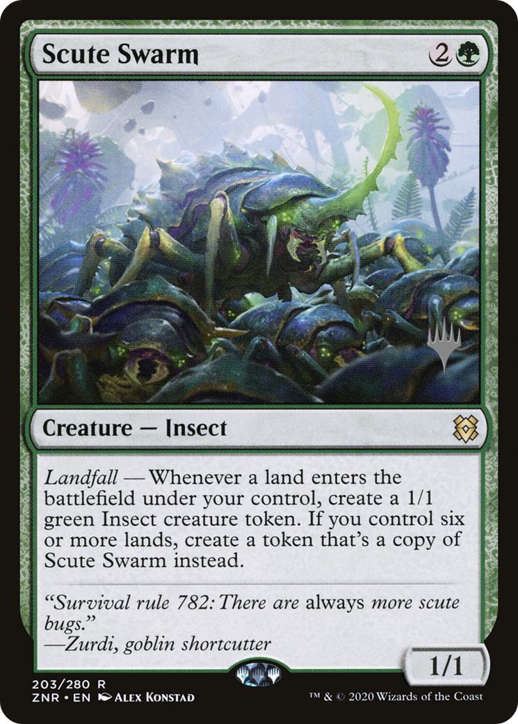 Scute Swarm [Promo Pack] [203p] [Zendikar Rising Promos] [Non-Foil]
