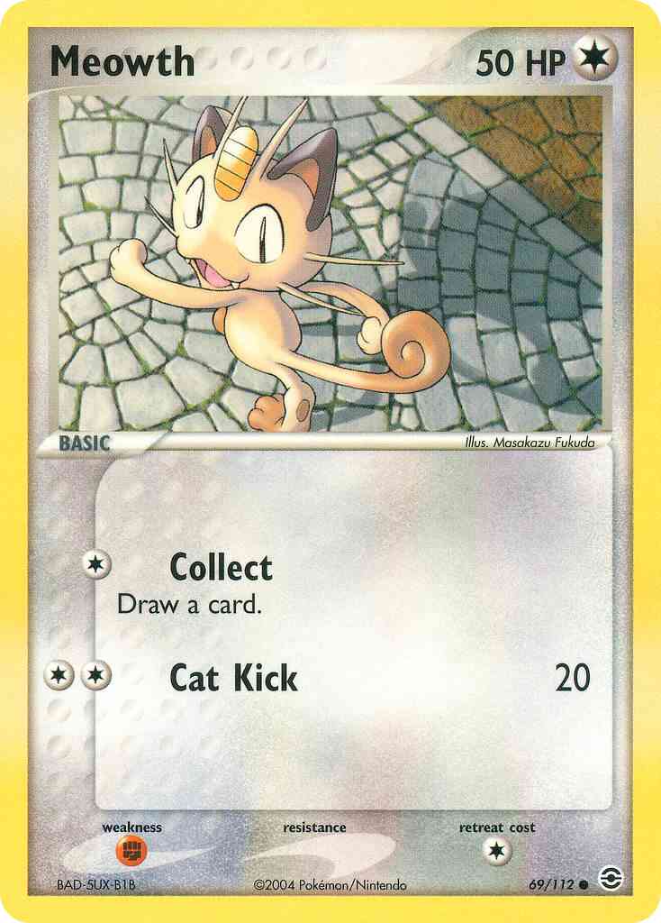 Meowth - 69/112 - Common [ex6-69] [Reverse Holo]