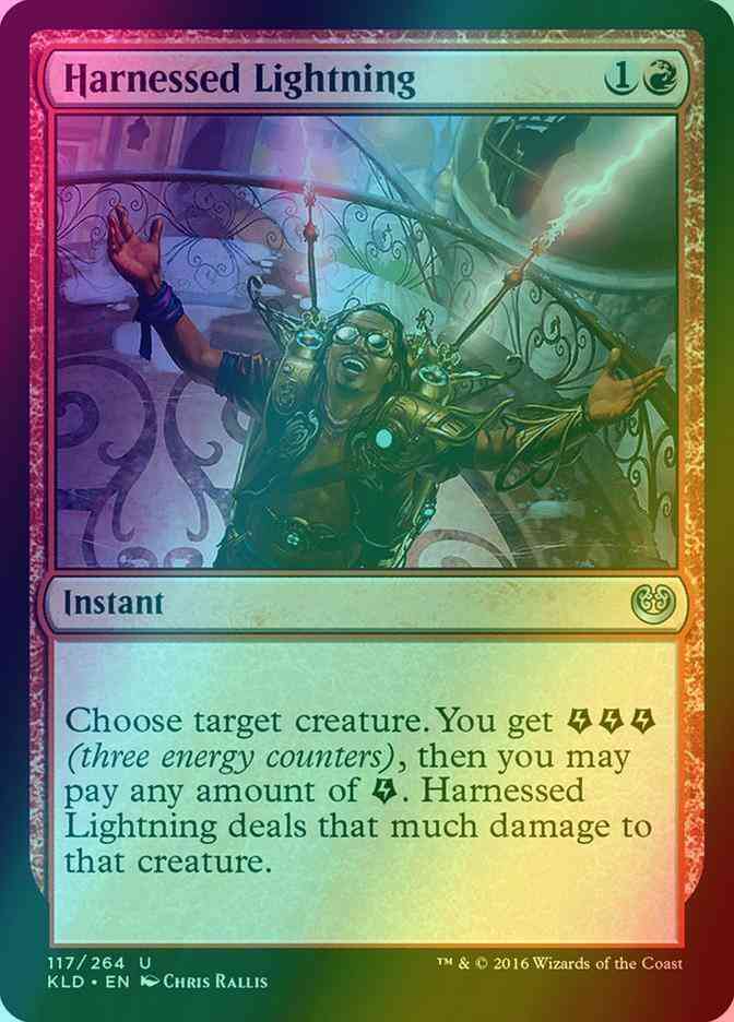Harnessed Lightning [117] [Kaladesh] [Foil]