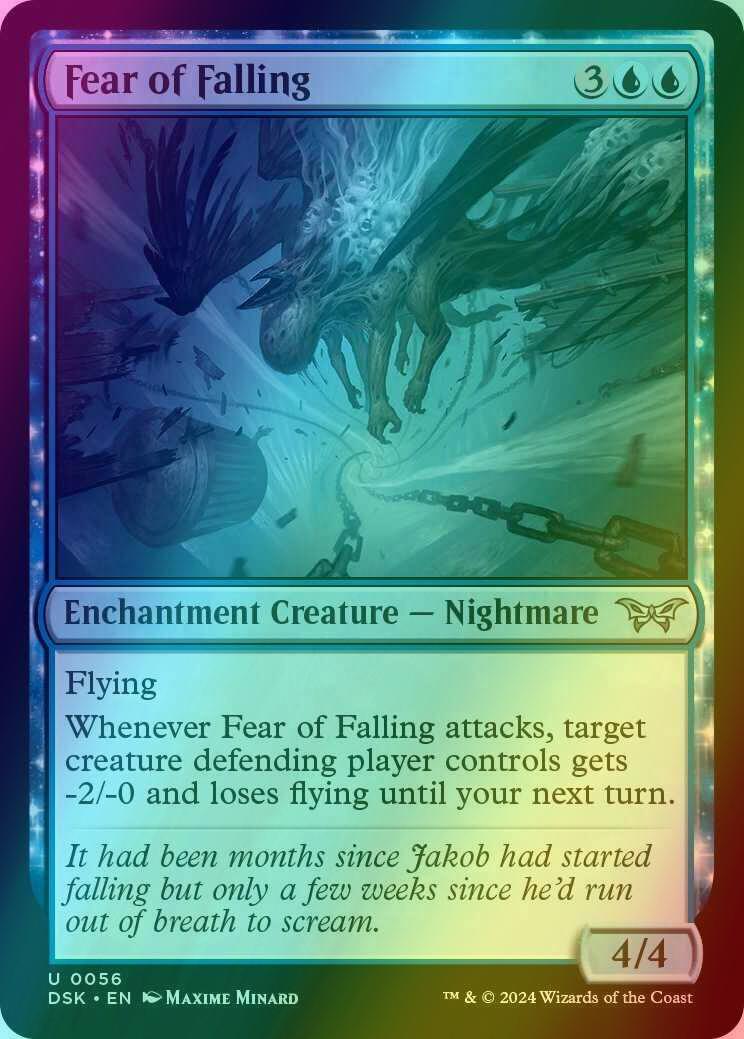 Fear of Falling [56] [Duskmourn: House of Horror] [Foil]